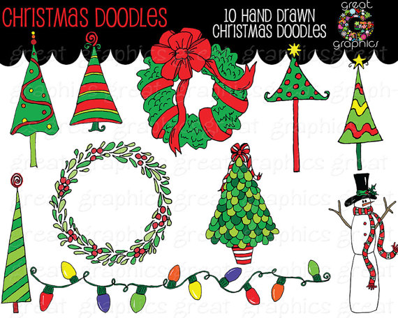 Art Christmas Wreath Clip Art Holiday Clipart Invitation Clip Art