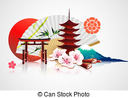 Asian Culture Vector Clipart And Illustrations