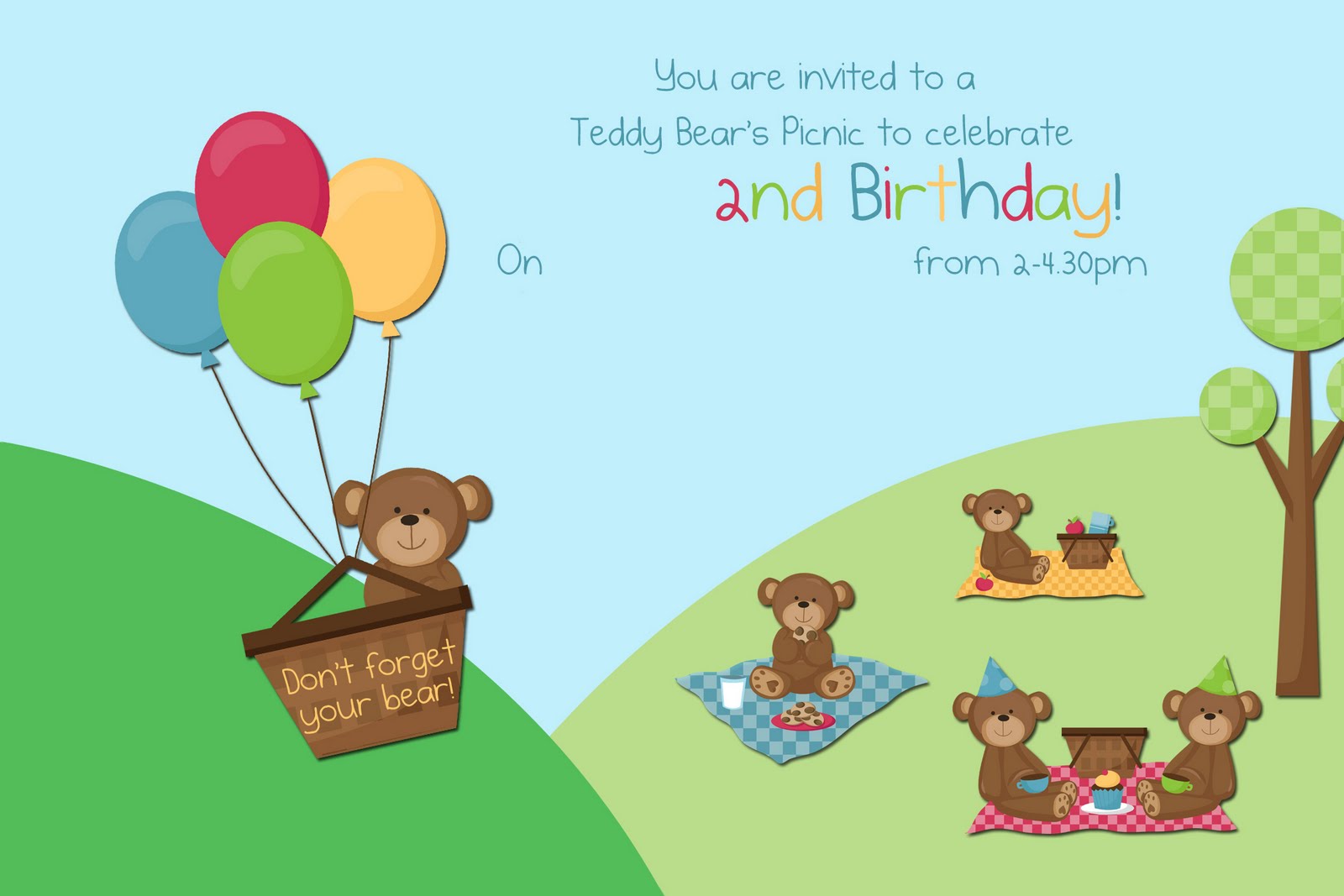 Bought The Teddy Bear Picnic Clipart On Etsy From Jwillustrations