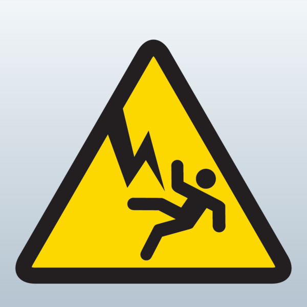 Electric Shock Warning Sign 3d Model Made With 123d Clip Art
