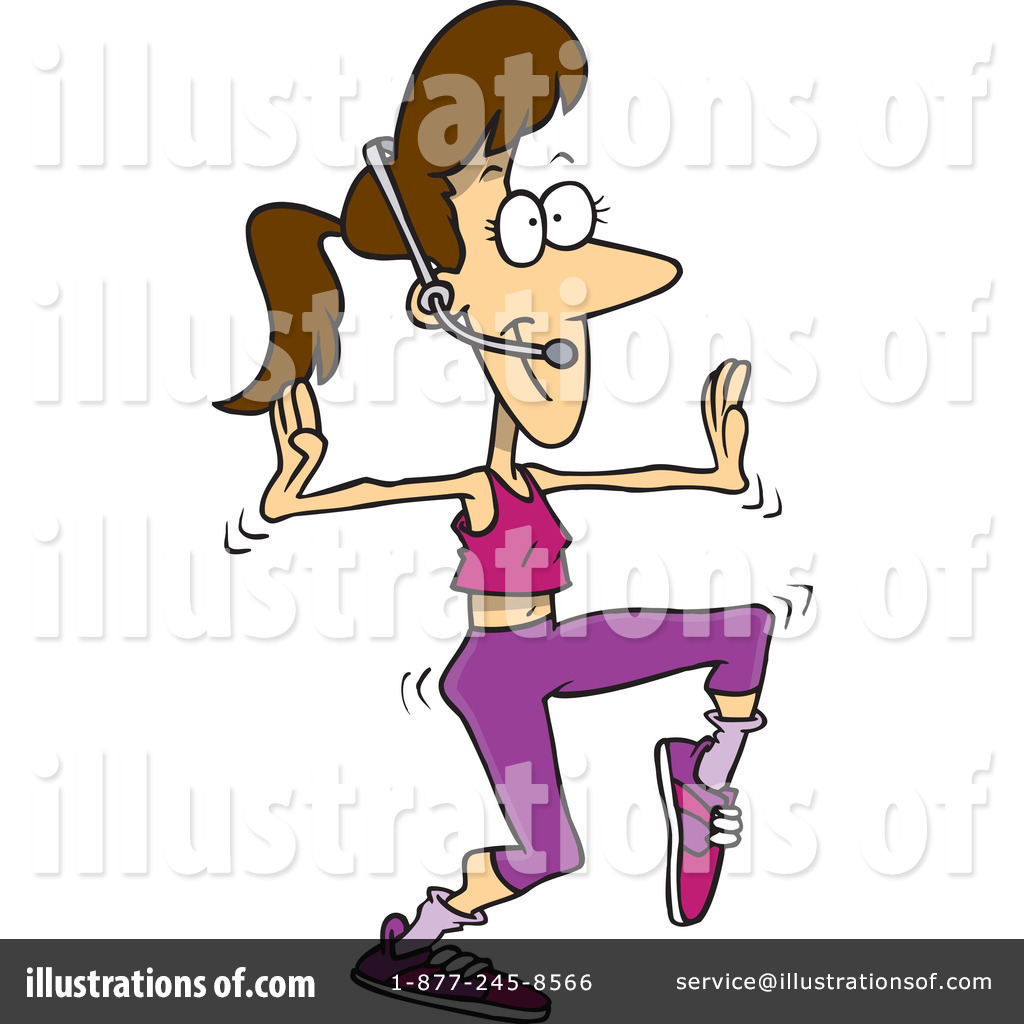 Exercise Clipart  439154 By Ron Leishman   Royalty Free  Rf  Stock    