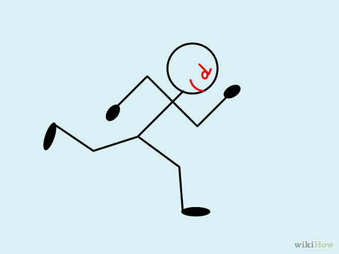How To Draw A Stickman Running  7 Steps  With Pictures    Wikihow