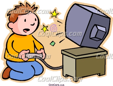 Playing Video Games Clipart Boy Playing Video Game Coolclips Vc004797