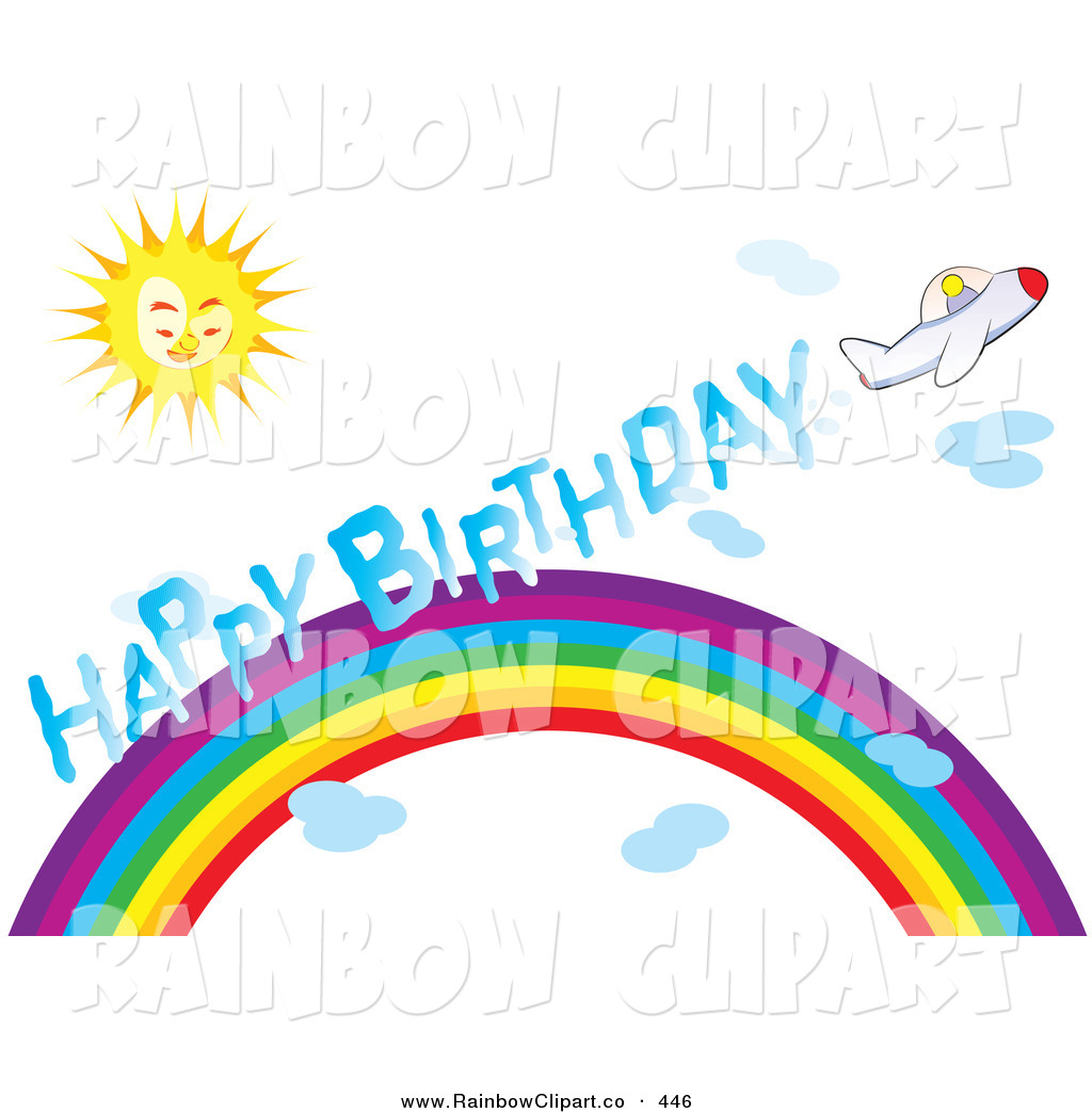 Rainbow On A Sunny Day Rainbow Clip Art Cherie Reve