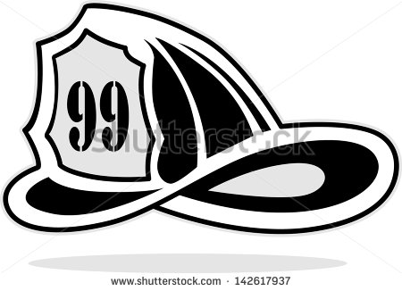 Silhouette Fireman Helmet Clipart   Free Clip Art Images