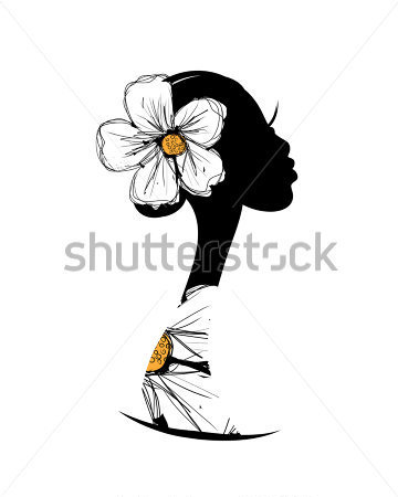 Source File Browse   People   Female Head Silhouette For Your Design