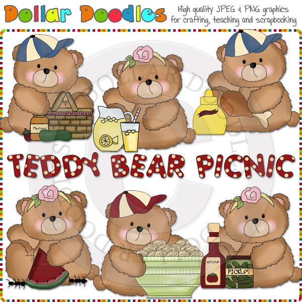 Teddy Bear Picnic Clip Art   Dopepicz