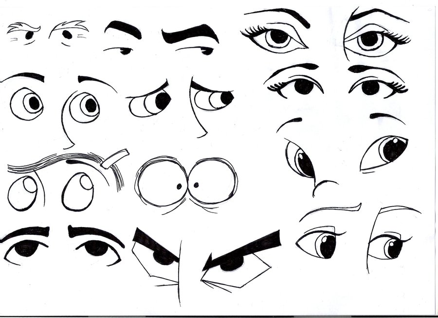 To Draw Cartoon Eyes