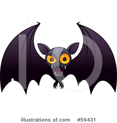 Vampire Bat Clipart  59431 By John Schwegel   Royalty Free  Rf  Stock