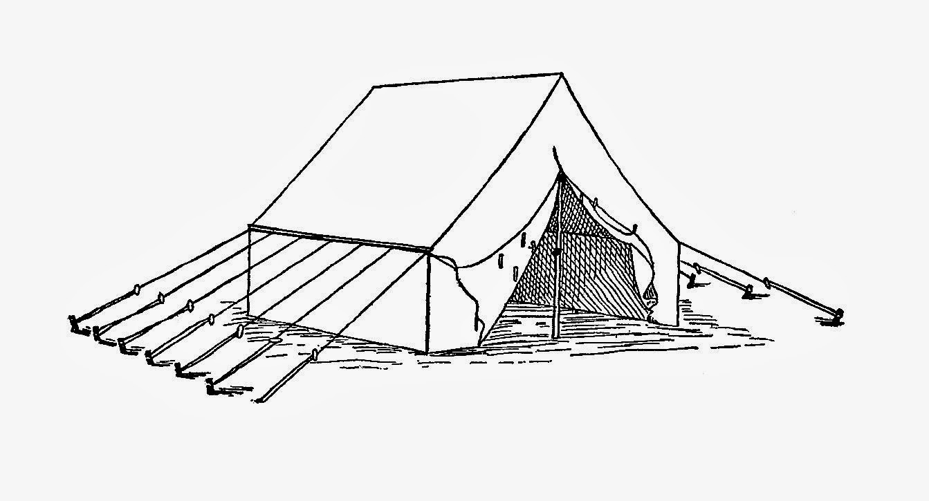 Vintage Camping Clipart When Our Family Camped Back In