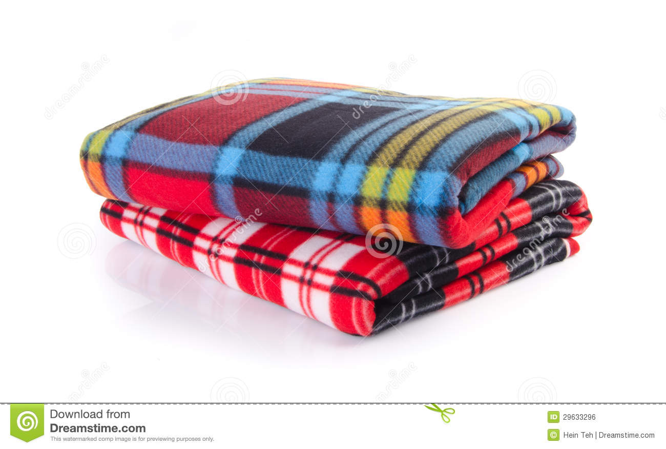 Blanket Soft Warm Blanket On Background Royalty Free Stock Image