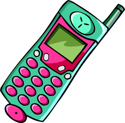 Cell Phone Clip Art Clipart   Free Clipart