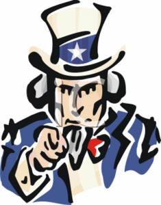 Clipart Picture Of Military Draft Poster Uncle Sam