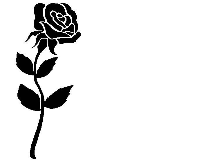 Clipart Rose Black And White   Clipart Panda   Free Clipart Images