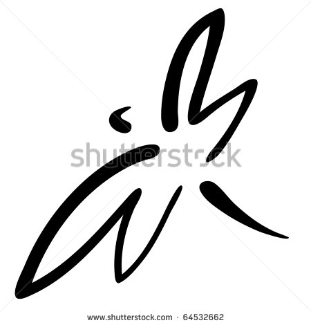 Dragonfly Clipart Black And White  Stock Vector   Black And White