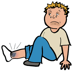 Full Version Of Twisted Ankle Clipart