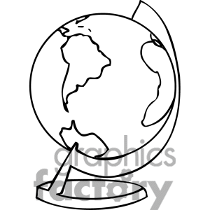 Globe Clipart Black And White   Clipart Panda   Free Clipart Images