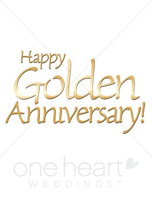 Golden Anniversary Clip Art