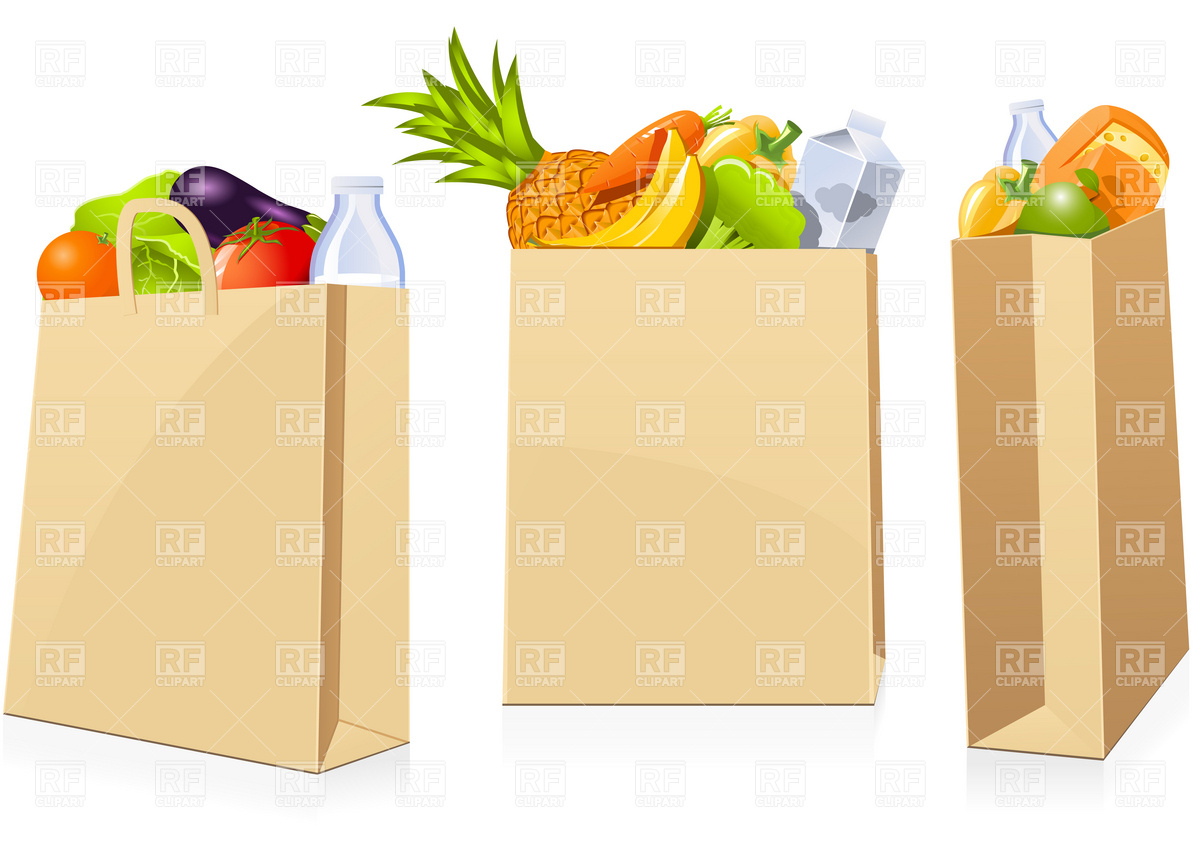 Grocery Shopping Bags 4786 Food And Beverages Download Royalty Free