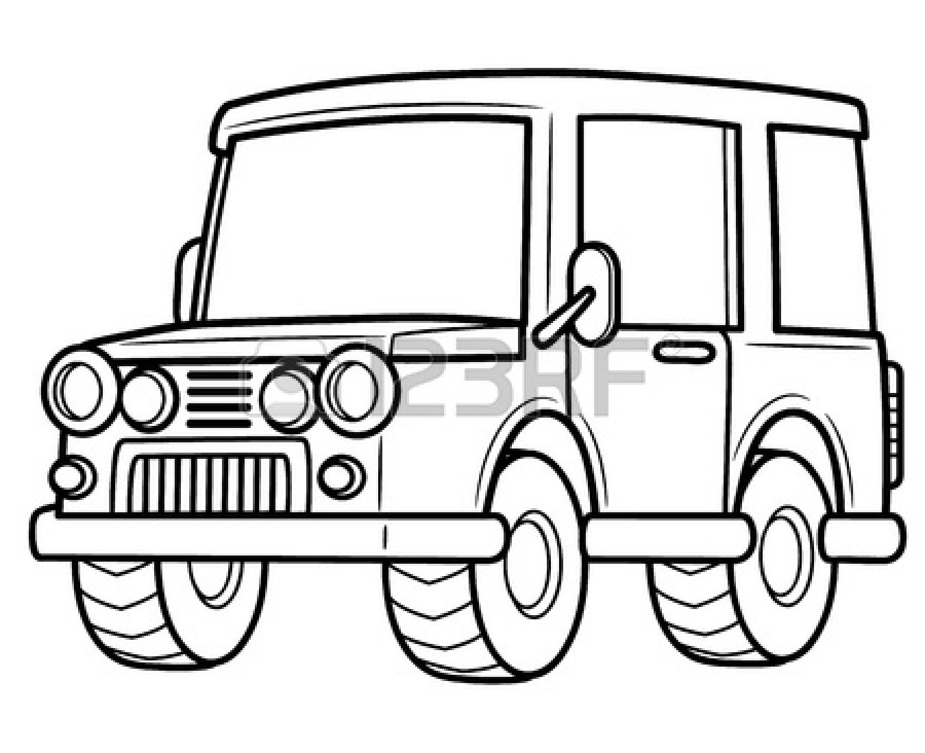 Jeep Clipart Black And White   Clipart Panda   Free Clipart Images