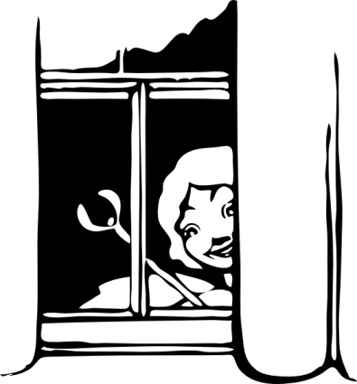 Open Window Clipart Black And White   Clipart Panda   Free Clipart