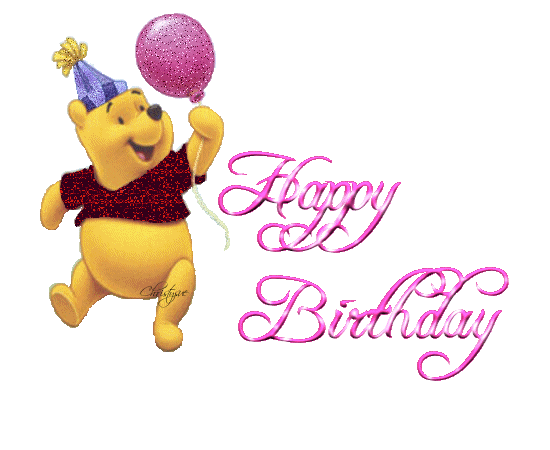 Seasonal   Birthday   Winnie The Pooh Happy Birthday