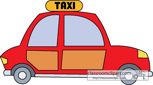 Transportation   Taxi Cab   Classroom Clipart
