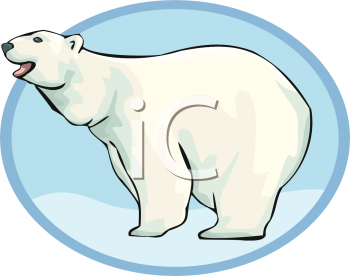 Clip Art Picture Of A Smiling Polar Bear   Animalclipart Net