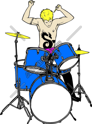 Drummer Clipart And Vectorart  Misc Graphics   Music Vectorart And