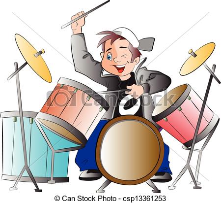 Drummer Clipart Can Stock Photo Csp13361253 Jpg