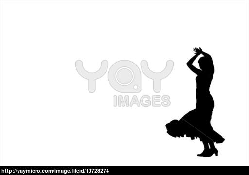 Flamenco Dancer Silhouette Silhouette Flamenco Dancer