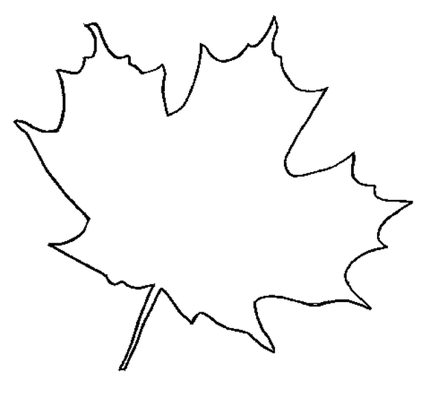 Free Fall Leaf Coloring Pages