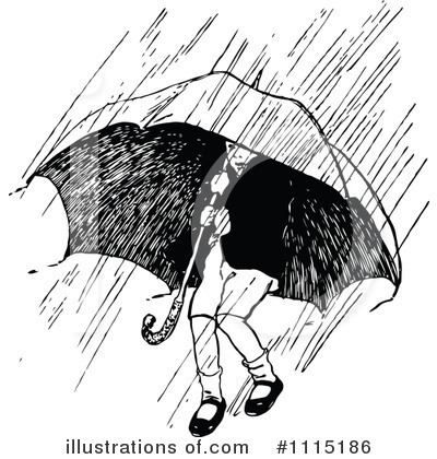 Free  Rf  Umbrella Clipart Illustration  1115186 By Prawny Vintage