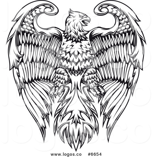 Lion And Eagle Crest Eagle Crest By Seamartini