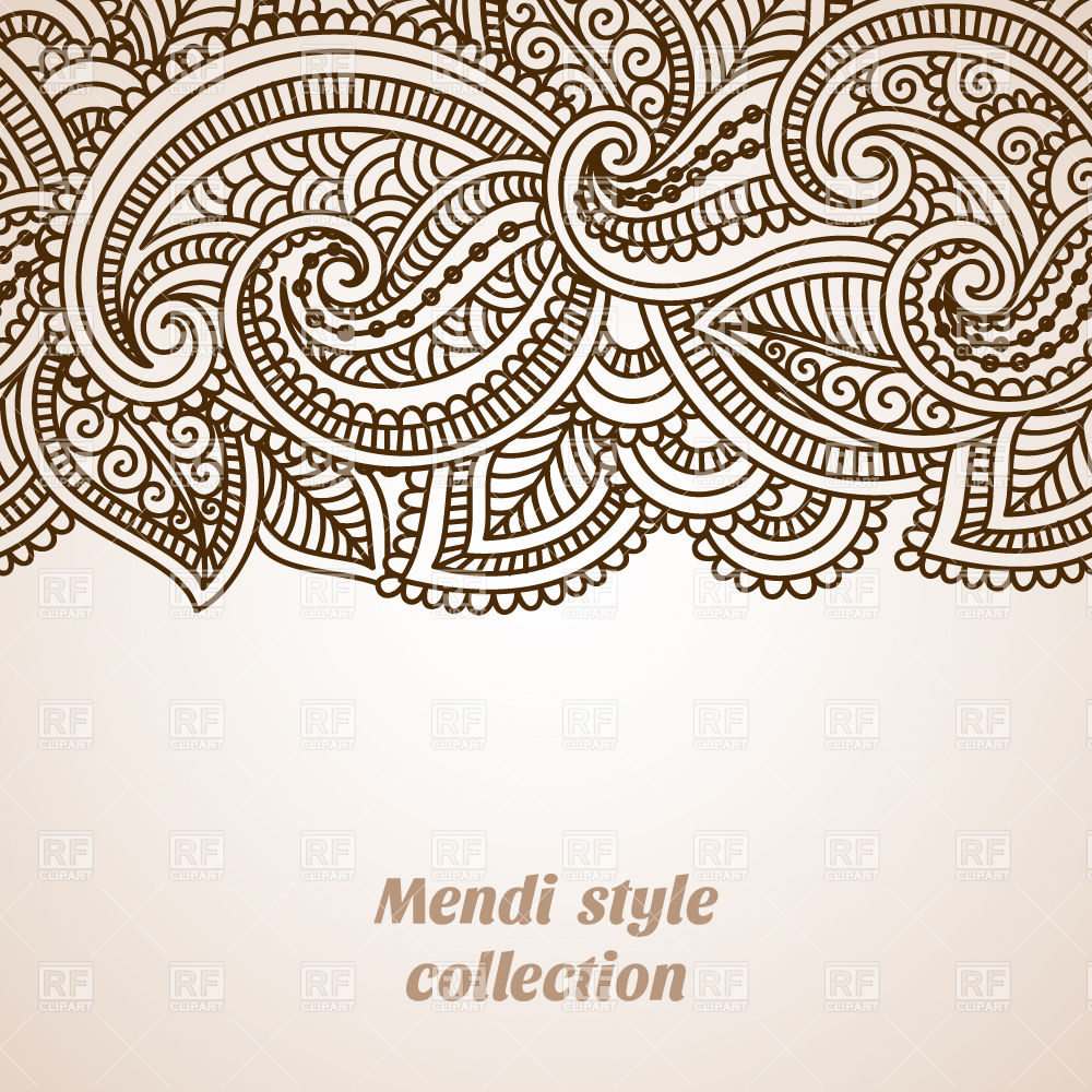 Mendi Style Border   Indian Tracery Borders And Frames Download