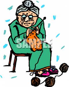 Old Woman Knitting Clipart   Cliparthut   Free Clipart