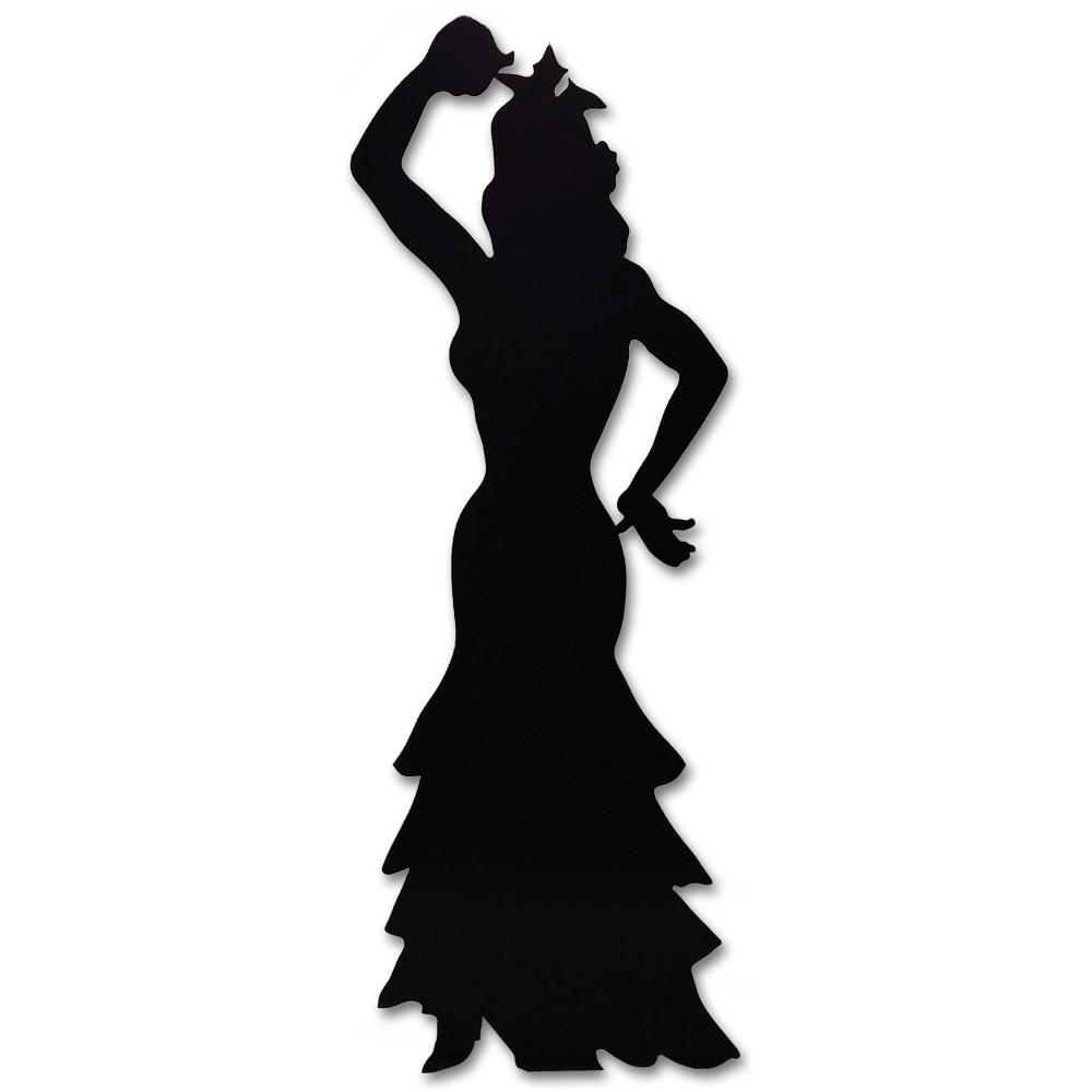 Stand Up Flamenco Dancer Silhouette 1 8m   Peeks