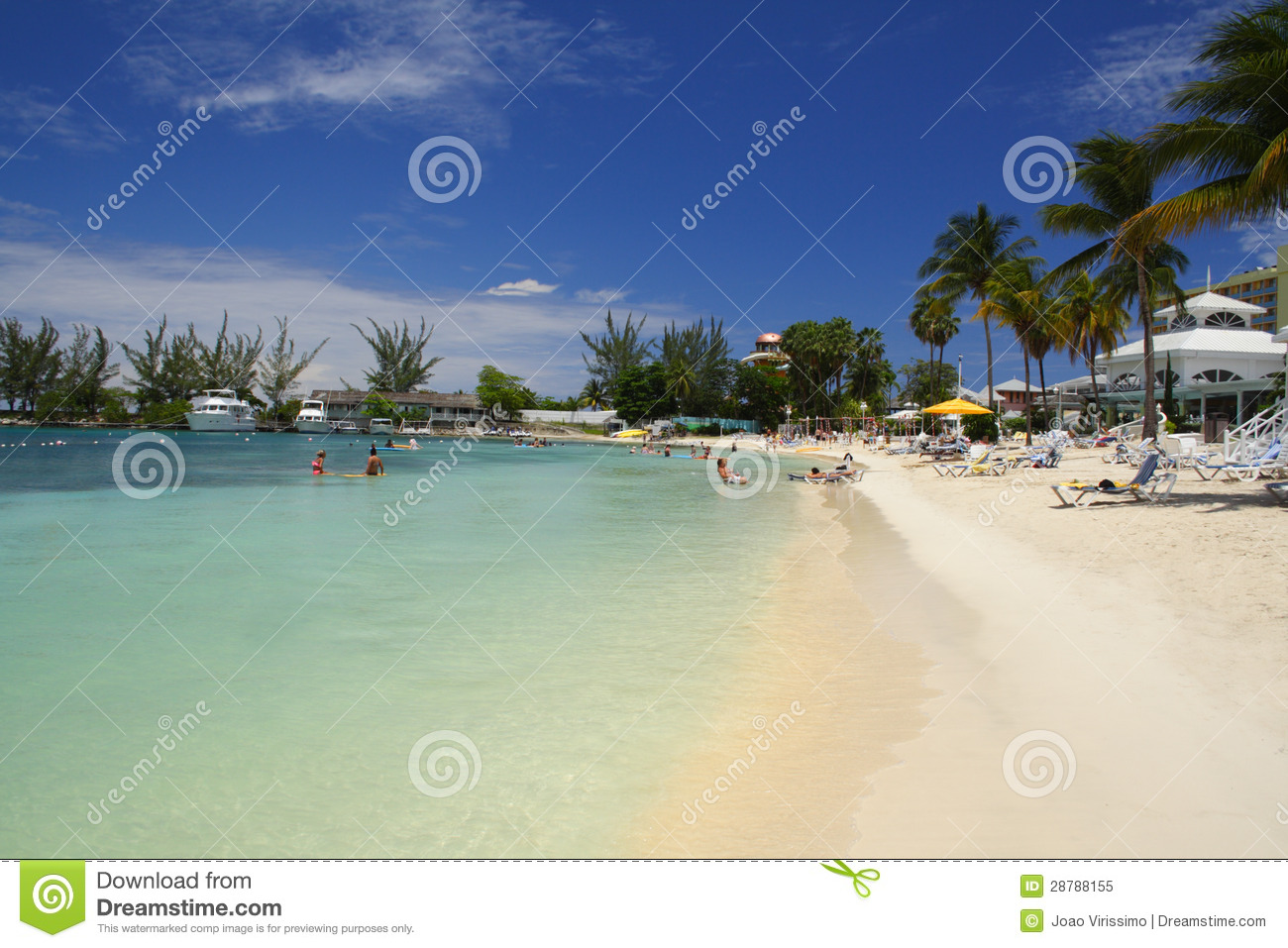 Turtle Beach Jamaica Royalty Free Stock Photo   Image  28788155