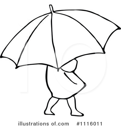 Umbrella Clipart  1116011 By Prawny Vintage   Royalty Free  Rf  Stock