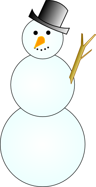 Another Snowman Clip Art At Clker Com   Vector Clip Art Online