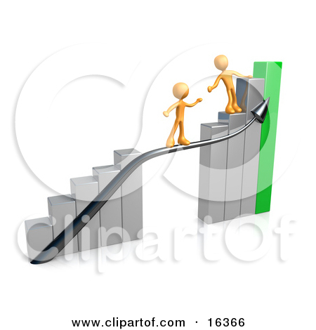 Back To Assist Another Person Up To The Top Clipart Illustration