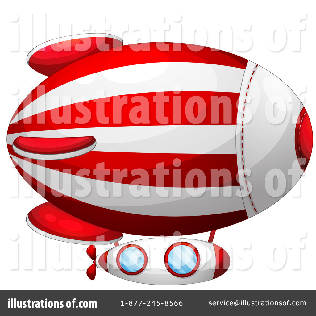Blimp Clipart  1170214 By Colematt   Royalty Free  Rf  Stock
