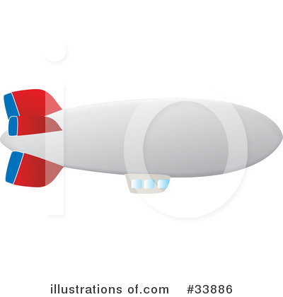 Blimp Clipart  33886 By Rasmussen Images   Royalty Free  Rf  Stock