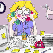Busy Office Worker Clipart Images   Pictures   Becuo