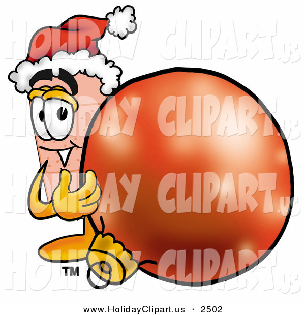 Holiday Clip Art Of A Happy Festive Bandaid Bandage Mascot Cartoon    