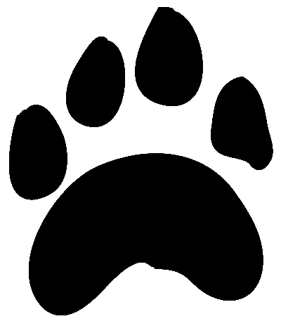How To Draw A Tiger Paw Print   Cliparts Co