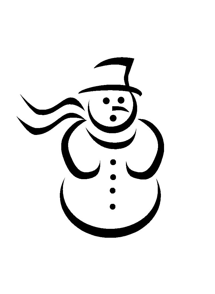 Man Outline   Outline Snowman Clipart   Clipart Best   Clipart Best