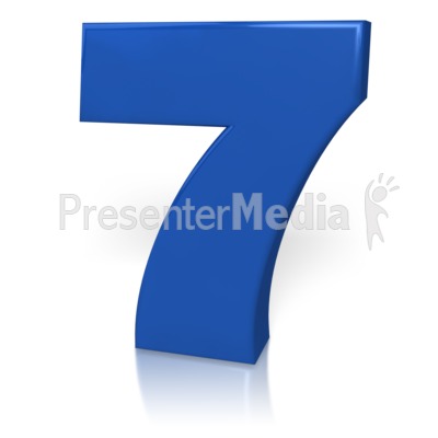 Number Seven   Presentation Clipart   Great Clipart For Presentations