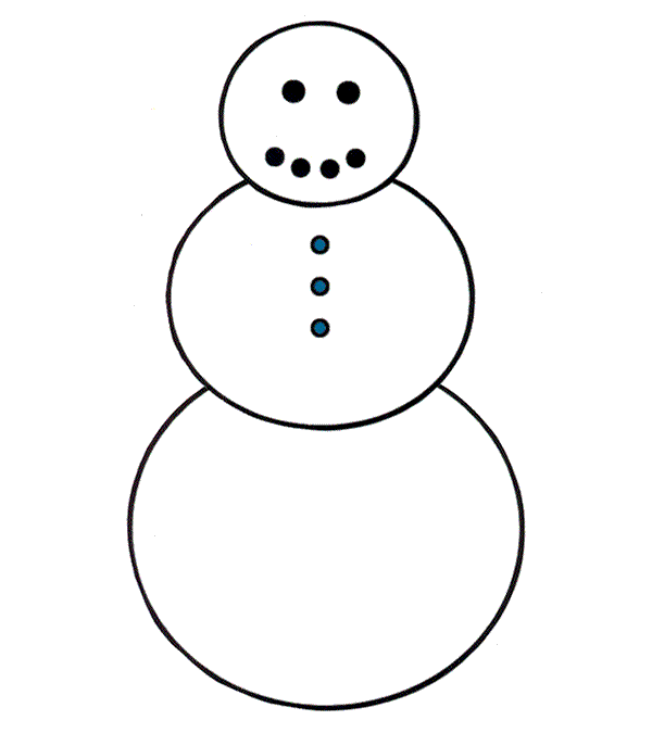 Of An Outline Of A Snowman Page Outline Of A Snowman Christmas