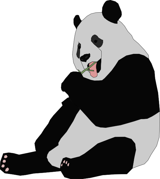 Panda 5 Clip Art At Clker Com   Vector Clip Art Online Royalty Free    
